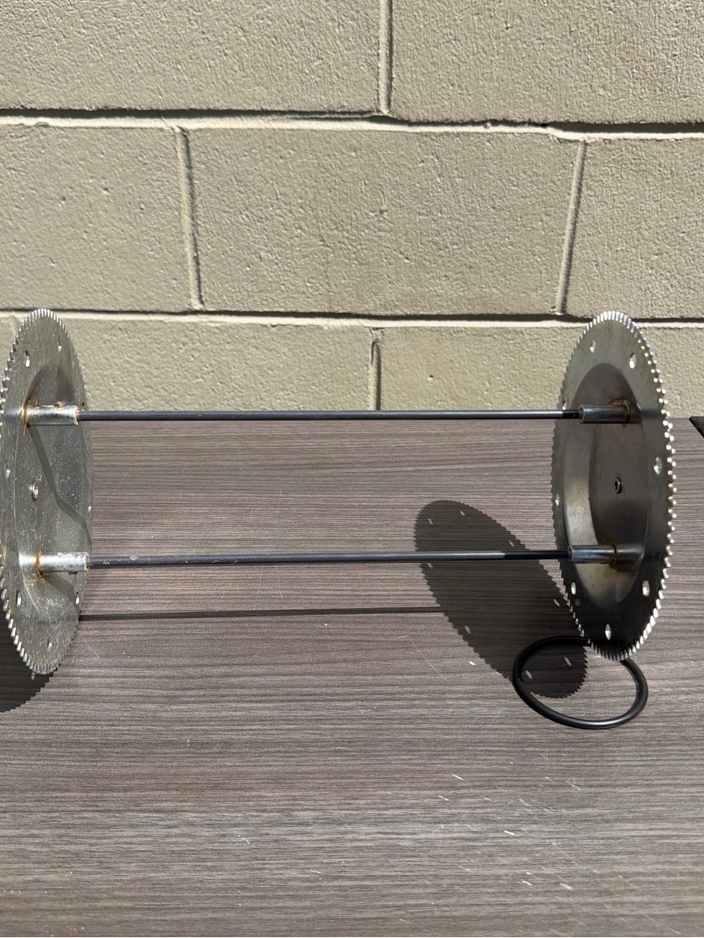 Ronco Showtime Rotisserie 5000 Gear Wheel and Spit Rod Assembly